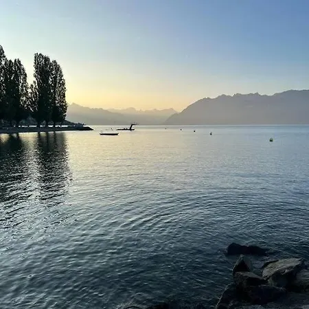 Walking Steps From Lake Geneva With Patio Apartmán *